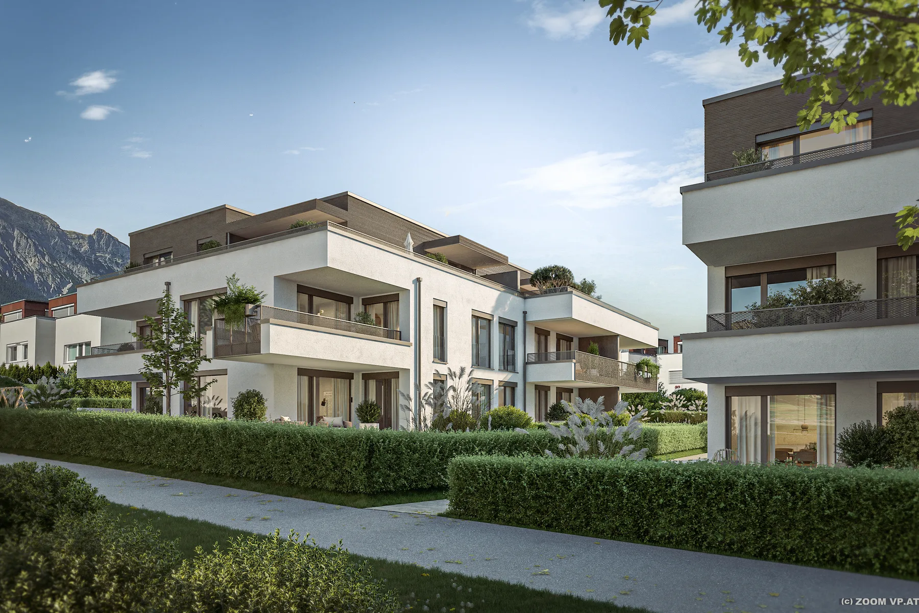 Schönegg residential development in Hall in Tirol