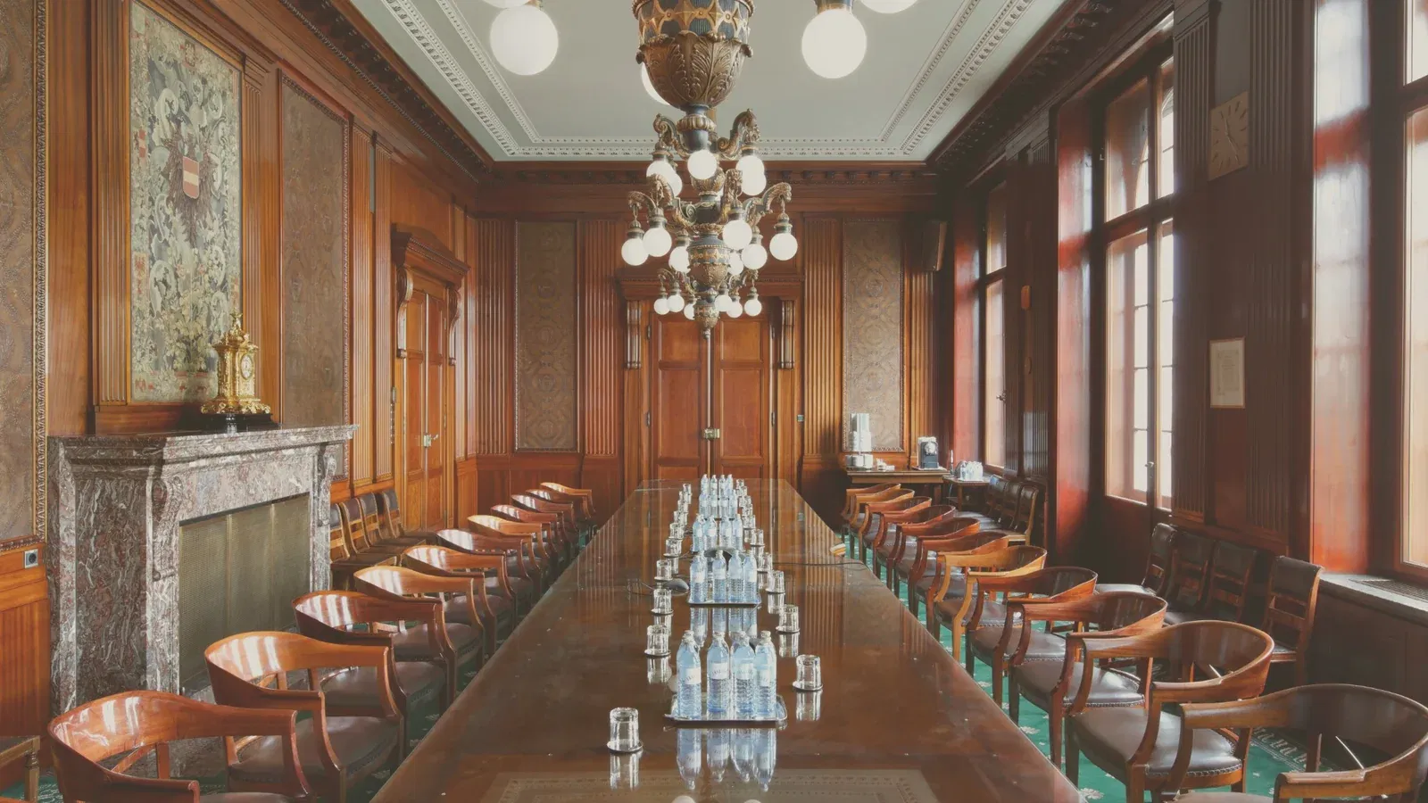 Historic boardroom at Haus am Schottentor